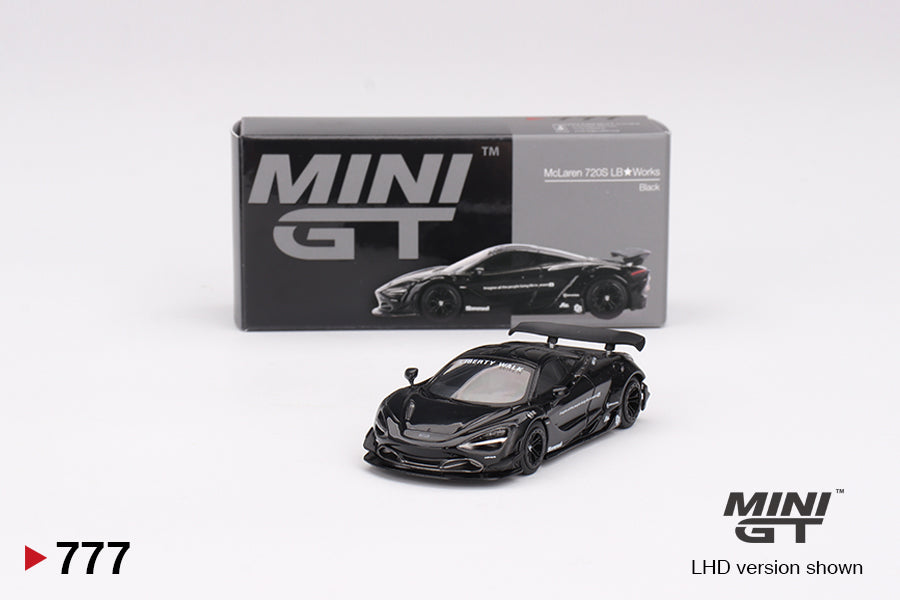 MINI GT McLaren 720S LB Works Black | 777