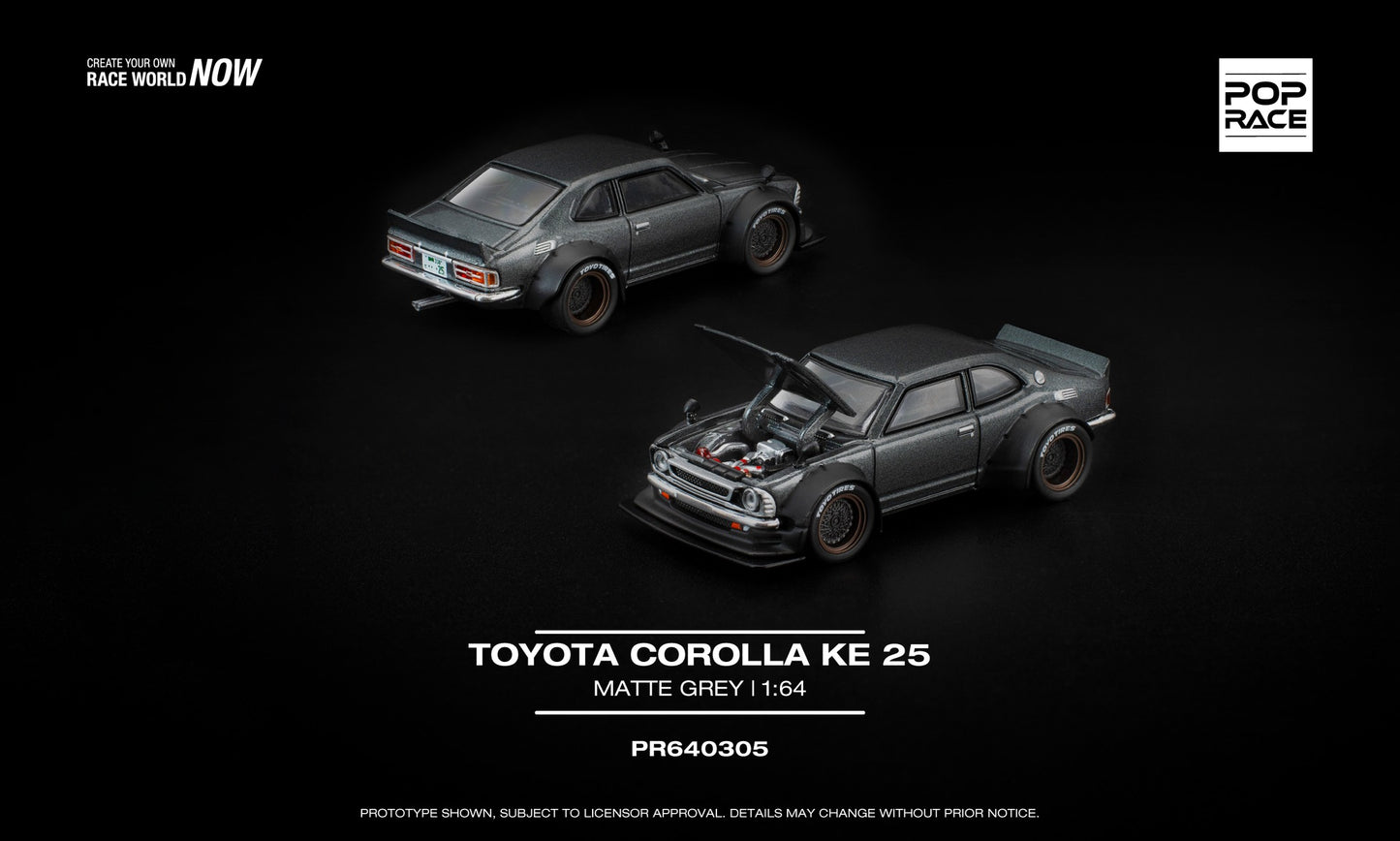POP RACE Toyota Corolla KE25 1972 | 1:64 - PRE ORDER