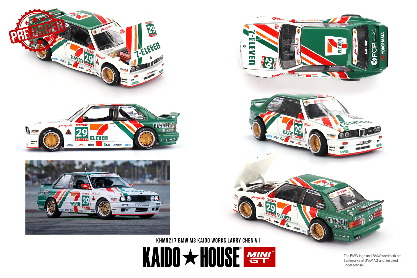MINI GT BMW M3 Kaido Works Lerry Chen V1 | KHMG217 Kaido House - PRE ORDER