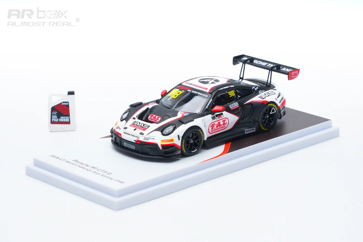 ALMOST REAL 1:64 Porsche 911 GT3 R World Challenge Asia Sepang #918 | 2026 - PRE ORDER