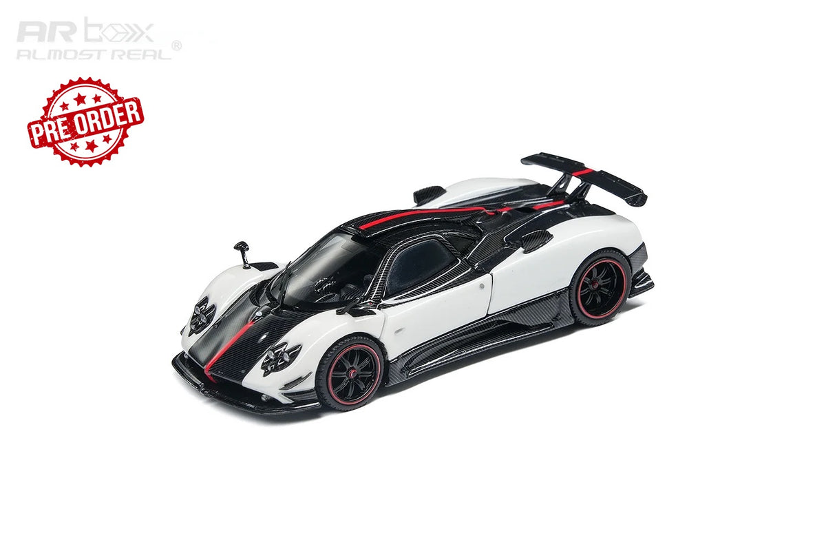 ALMOST REAL 1:64 Pagani Zonda Cinque Coupe 2009 | Bianco Benny - PRE ORDER