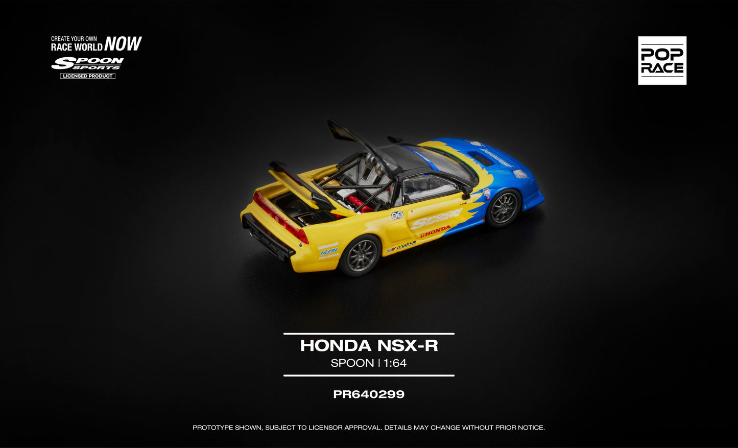 POP RACE Honda NSX-R Spoon Coupe 2005 | 1:64 - PRE ORDER