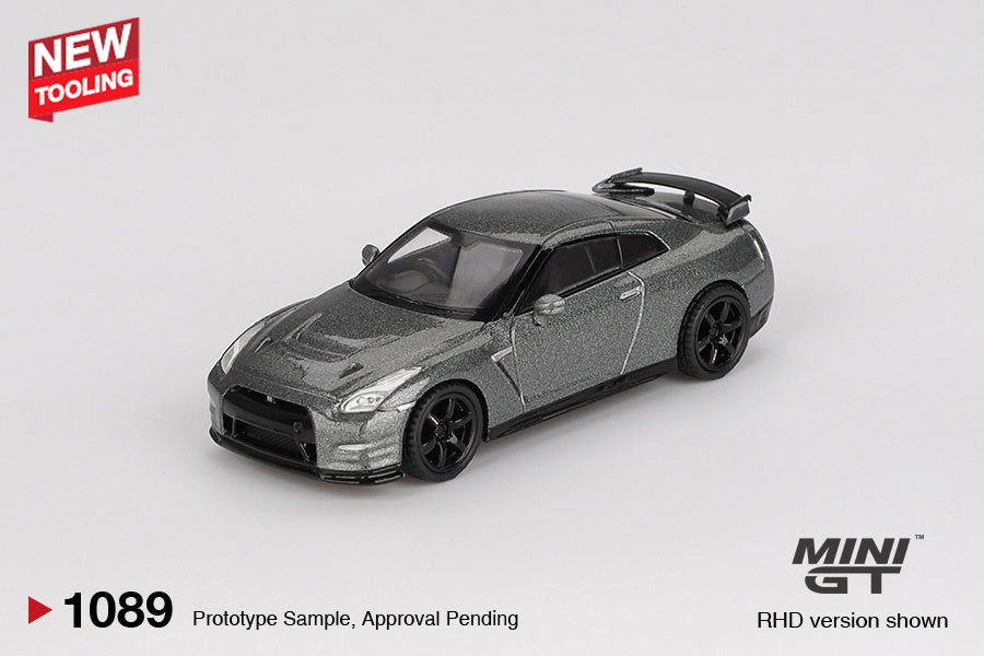 MINI GT NISSAN GT-R 2013 Dark Metal Gray (NISMO R35 CRS Version) | 1089