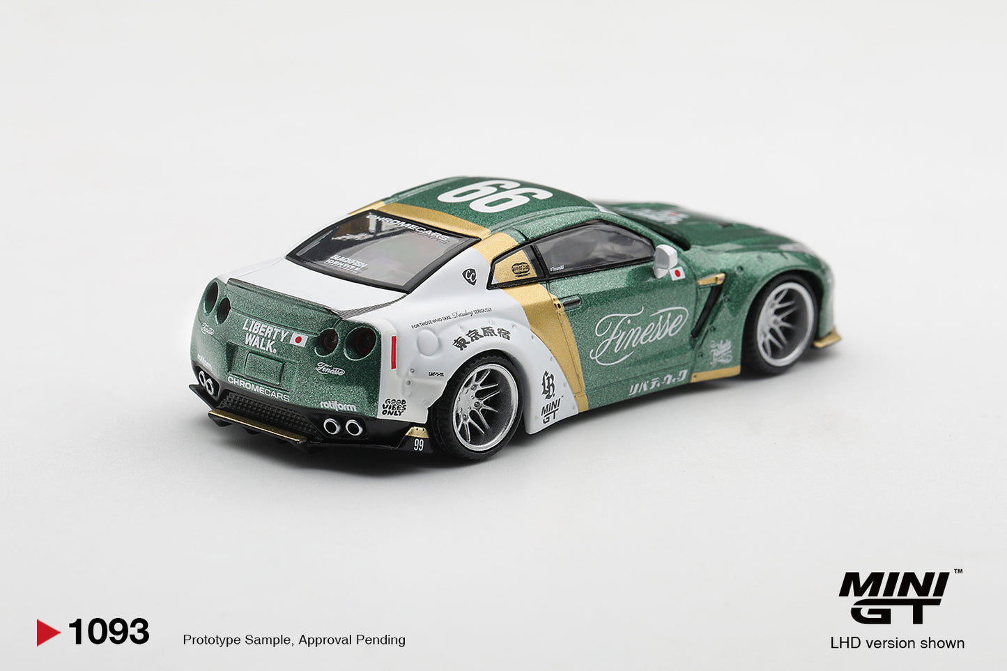 MINI GT Nissan GT-R (R35) LB Works Type 1 Custom Ducktail Auto Finesse | 1093 - PRE ORDER