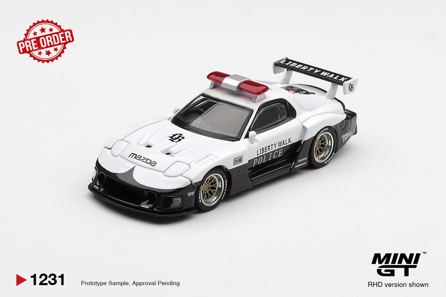 MINI GT Mazda RX-7 LB-Super Silhouette Police | 1231 - PRE ORDER