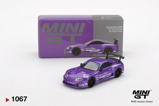 MINI GT Toyota Supra (A80) Top Secret GT-300 Top Secret Purple | 1067
