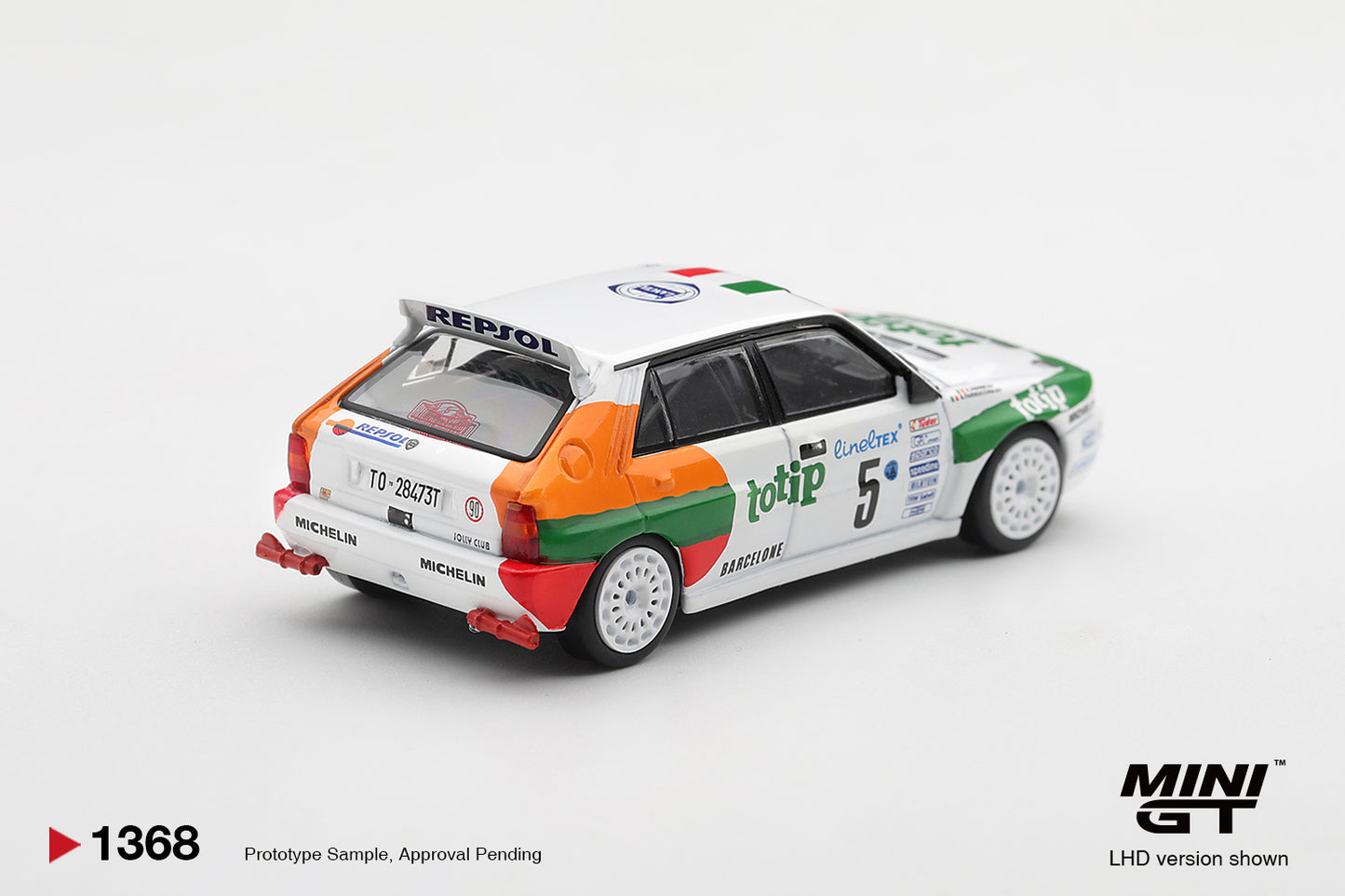 MINI GT Lancia Delta HF Integrale Evoluzione #5 1993 Rallye Monte-Carlo | 1368 - PRE ORDER