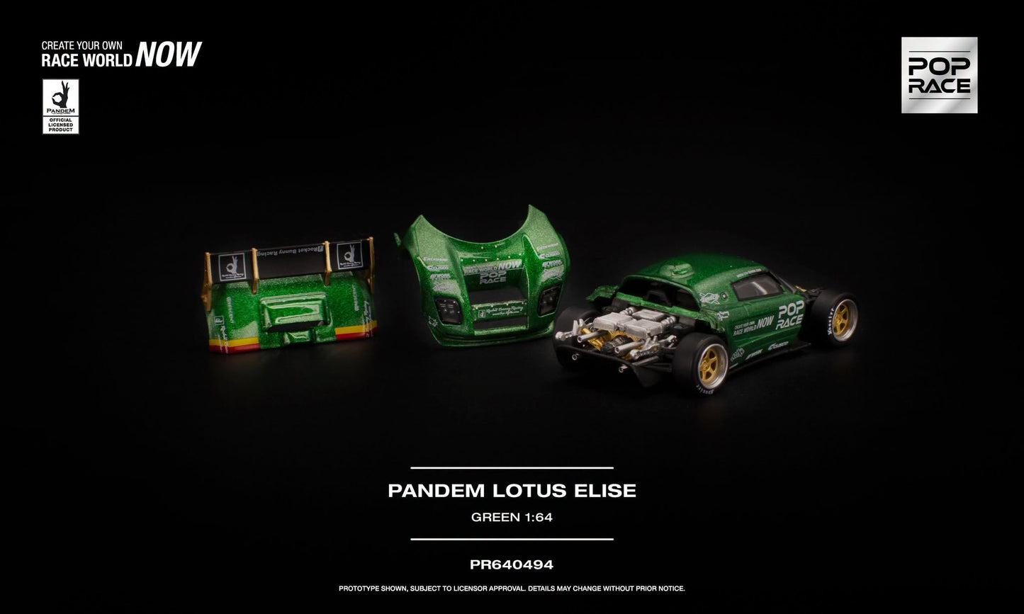 POP RACE Lotus Elise Pandem 2006  | 1:64 - PRE ORDER