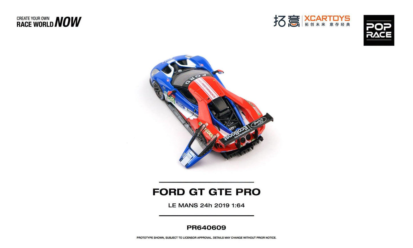 POP RACE Ford GT GTE PRO 24h Le Mans 2019 | 1:64 - PRE ORDER