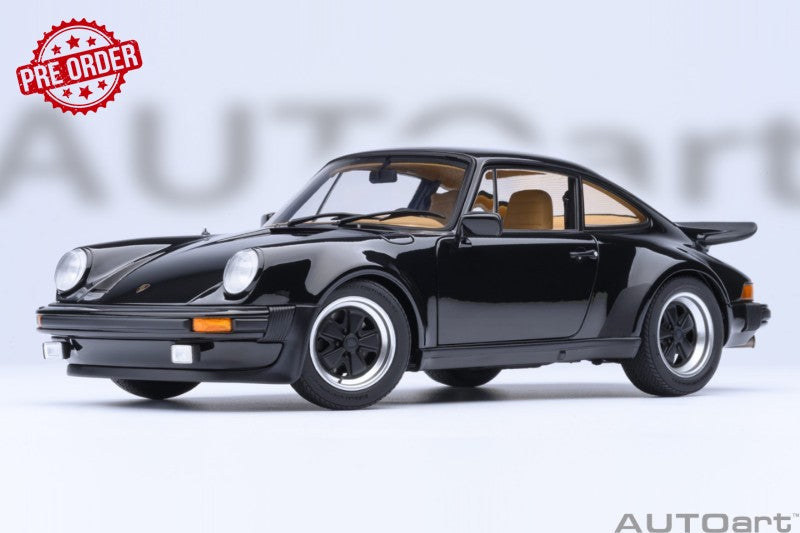 AUTOART Porsche 911 (930) 3.0 Turbo 1974 | Black 1:18 - PRE ORDER