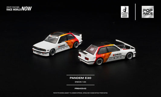 POP RACE BMW M3 (E30) Pandem 1989 | 1:64 - PRE ORDER
