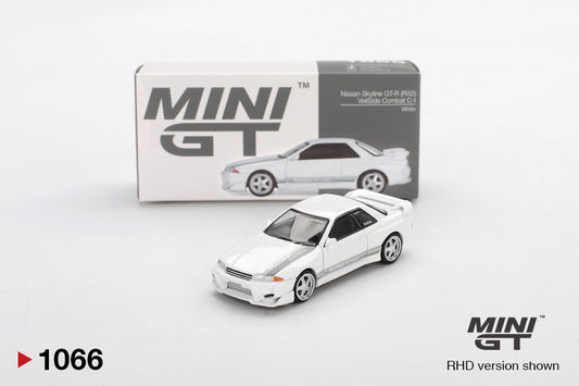 MINI GT Nissan Skyline GT-R (R32) VeilSide Combat C-I White | 1066