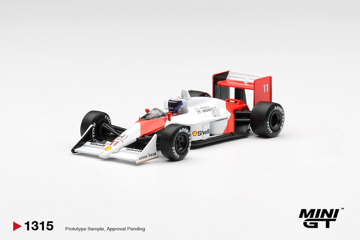 MINI GT McLaren MP4/4 #11 Alain Prost 1988 (Canadian GP 2nd Place) | 1315 - PRE ORDER