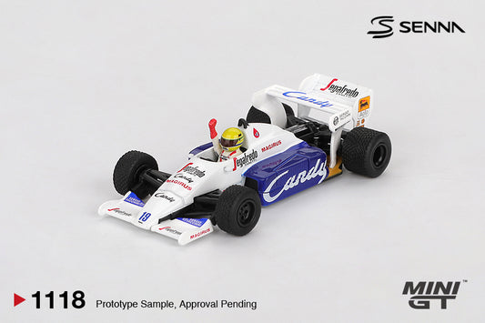 MINI GT Toleman TG184 #19 Ayrton Senna 1984 Monaco GP (2nd Place) | 1118