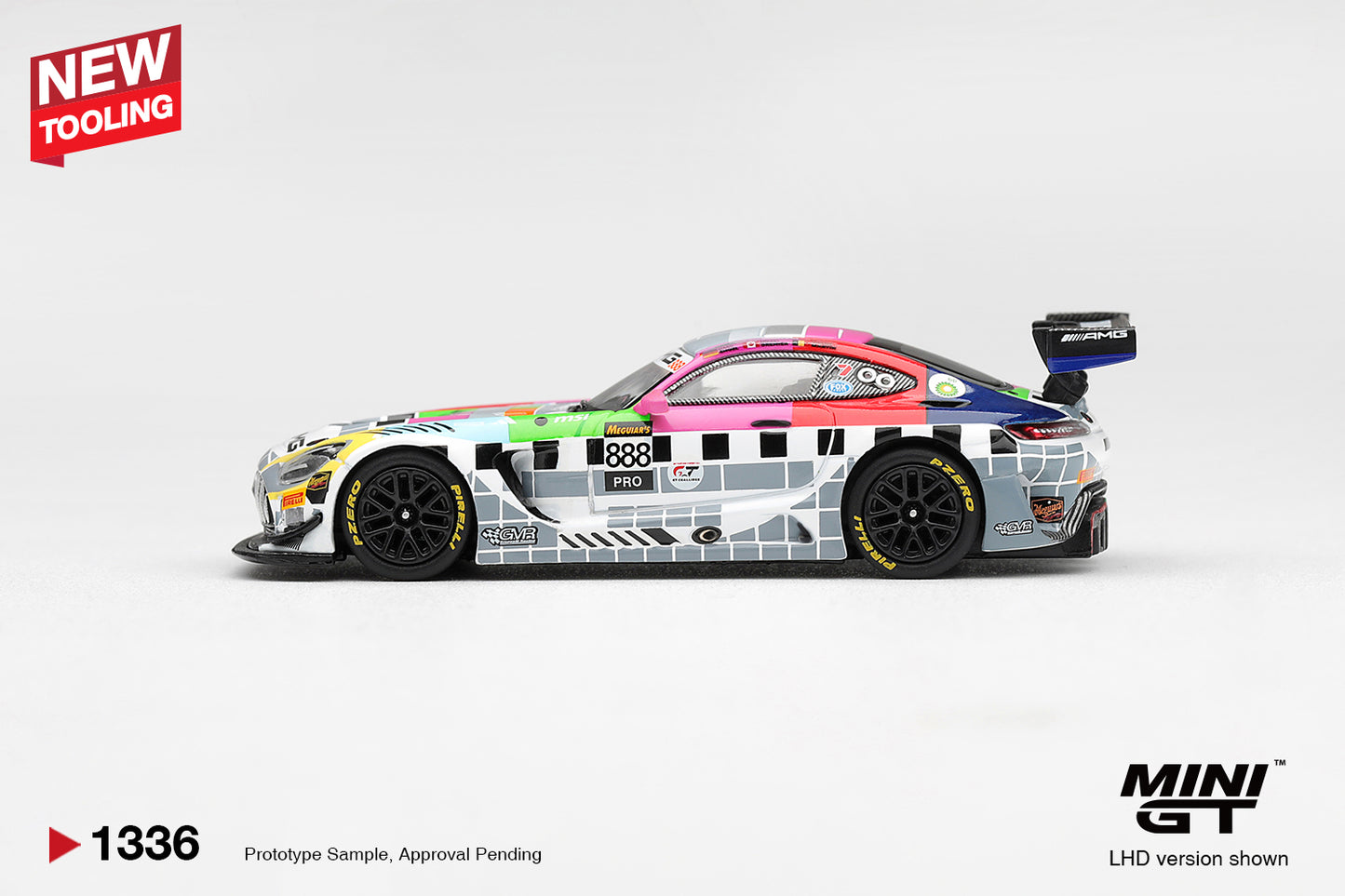 MINI GT Mercedes-AMG GT3 #888 Mercedes-AMG Team GMR Meguiar´s Bathurst 12h 2025 | 1336 - PRE ORDER