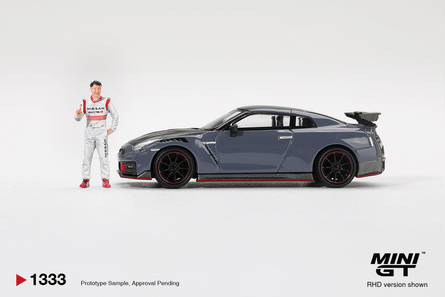 MINI GT Nissan GT-R Nismo 2024 Tsukuba Production Car Lap Record W/ Matsuda Figure | 1333 - PRE ORDER