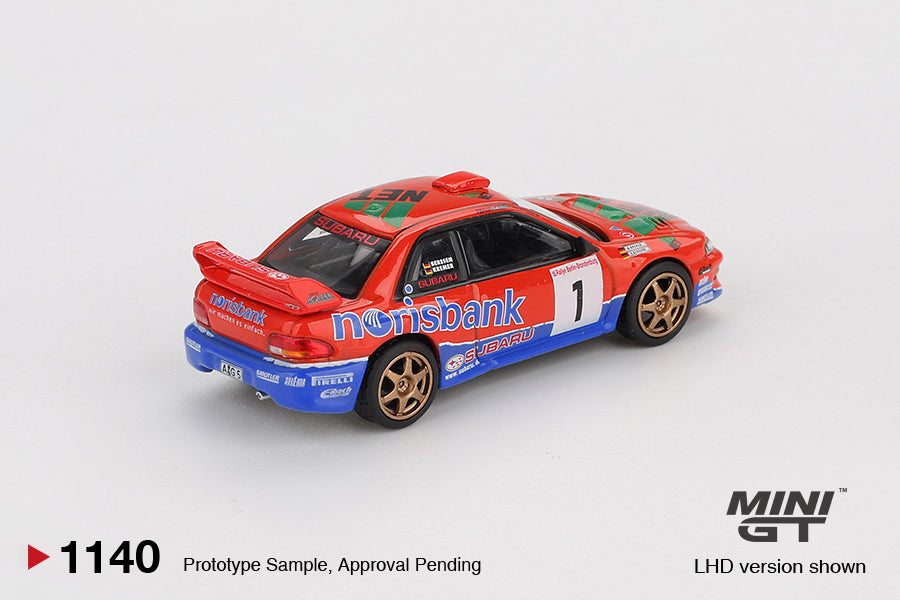 MINI GT Subaru Impreza WRC97 #1 1999 DRM Champion | 1140