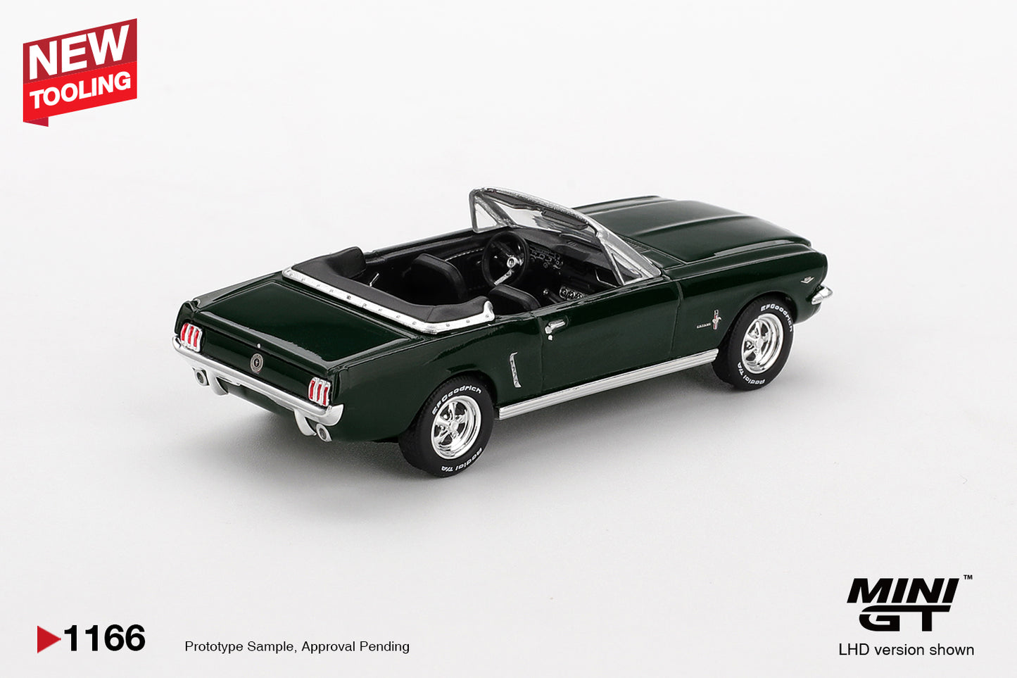 MINI GT Ford Mustang Convertible 1964 Highland Green | 1166