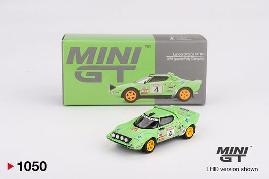 MINI GT Lancia Stratos HF #4 1979 Spanish Rally Champion | 1050