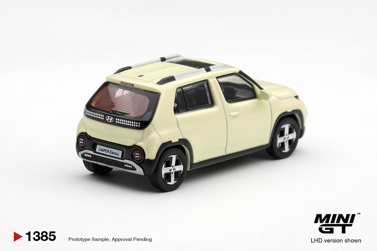 MINI GT Hyundai Casper Butter Cream Yellow Pearl | 1385 - PRE ORDER