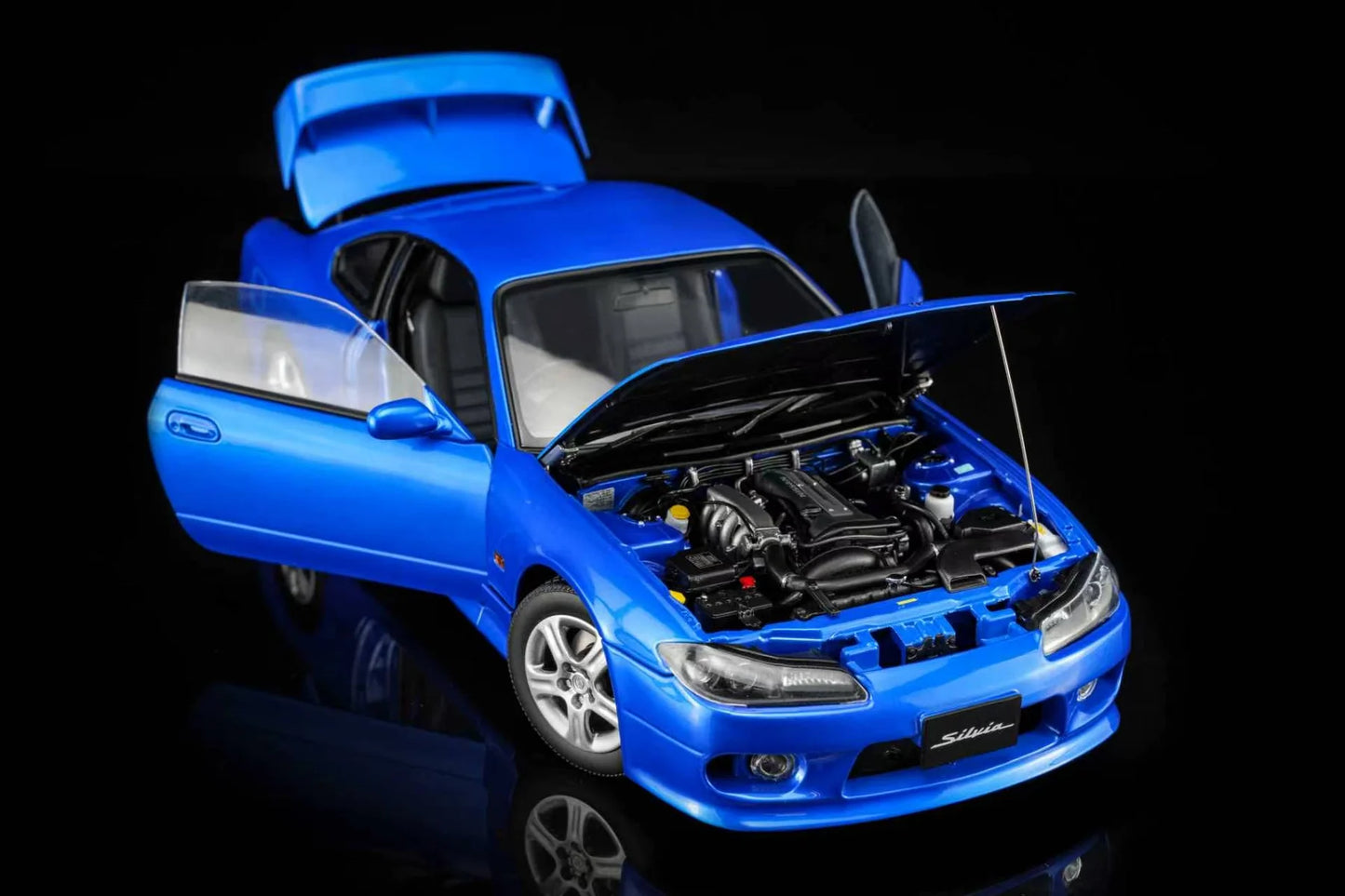 MOTORHELIX Nissan Silvia (S15) Spec-R Aero 1999 Blue Met | 1:18 - PRE ORDER
