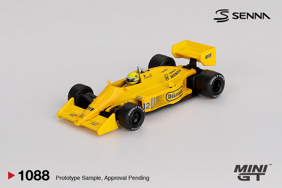 MINI GT Lotus 99T #12 Ayrton Senna 1987 Monaco GP Winner | 1088