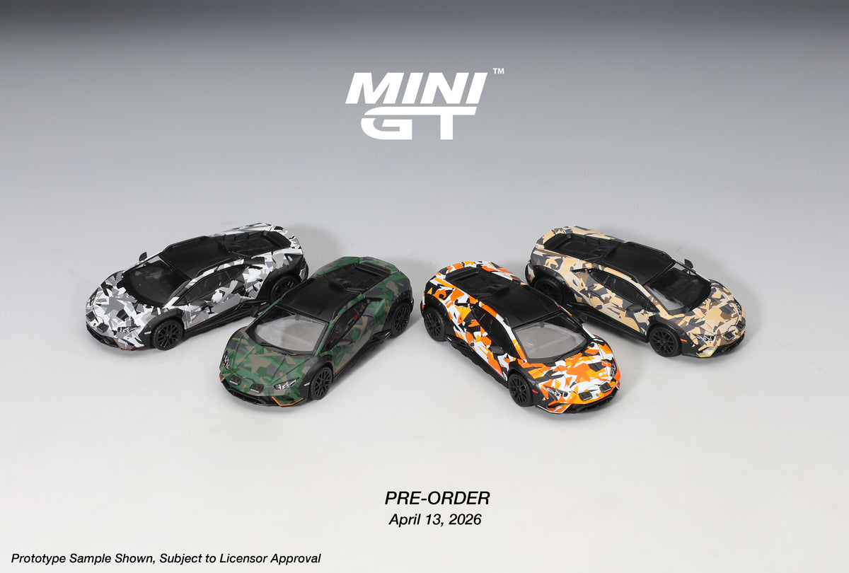 MINI GT Lamborghini Huracán Sterrato All Terrarin (4x Set) | MGTS0026
