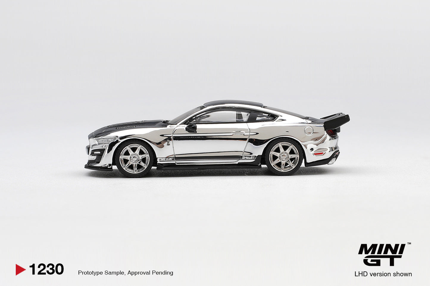 MINI GT Shelby GT500 Dragon Snake Concept (Chrome Silver) | 1230 - PRE ORDER