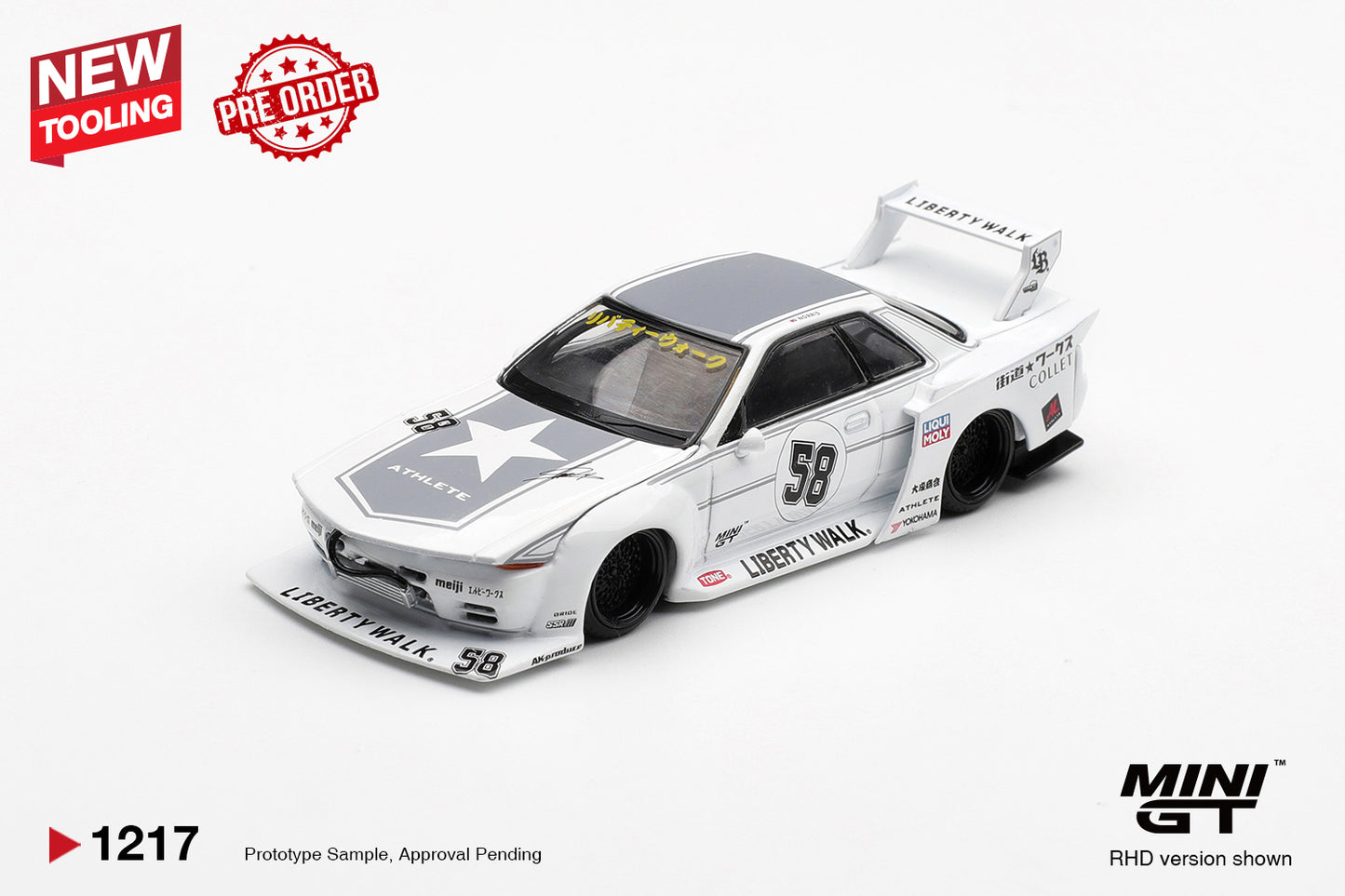 MINI GT Nissan Skyline GT-R (R32) Kaido Works TAS 2025 | 1217 - PRE ORDER