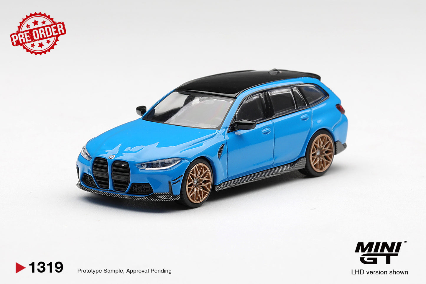 MINI GT BMW M3 M Performance Touring Riviera Blue | 1319 - PRE ORDER