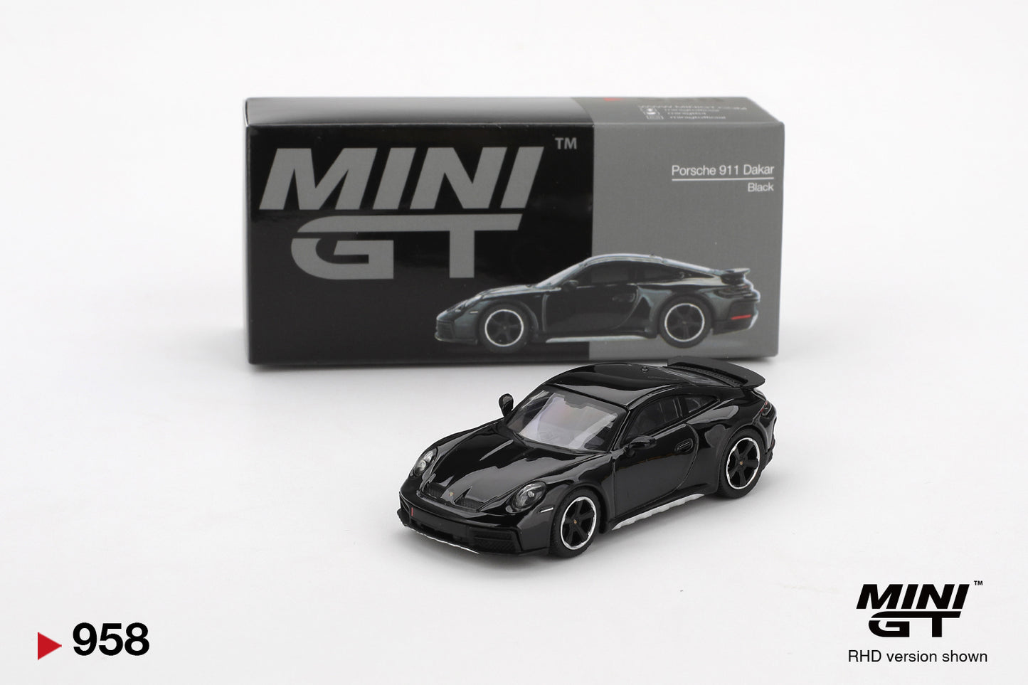 MINI GT Porsche 911 Dakar Black | 958