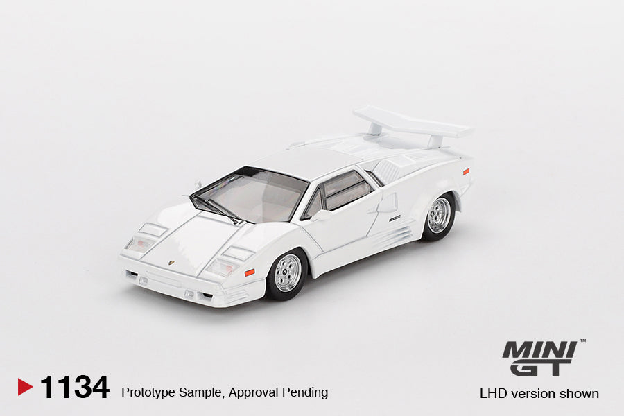 MINI GT Lamborghini Countach 25th Anniversary White | 1134