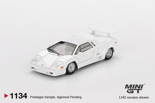 MINI GT Lamborghini Countach 25th Anniversary White | 1134