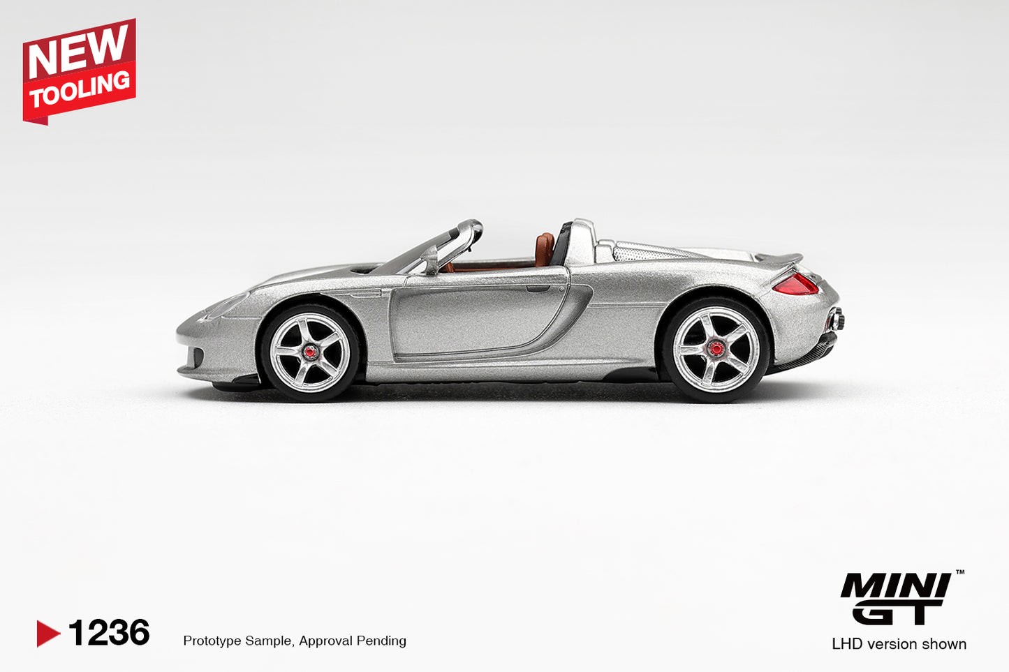 MINI GT Porsche Carrera GT - GT Silver | 1236 - PRE ORDER