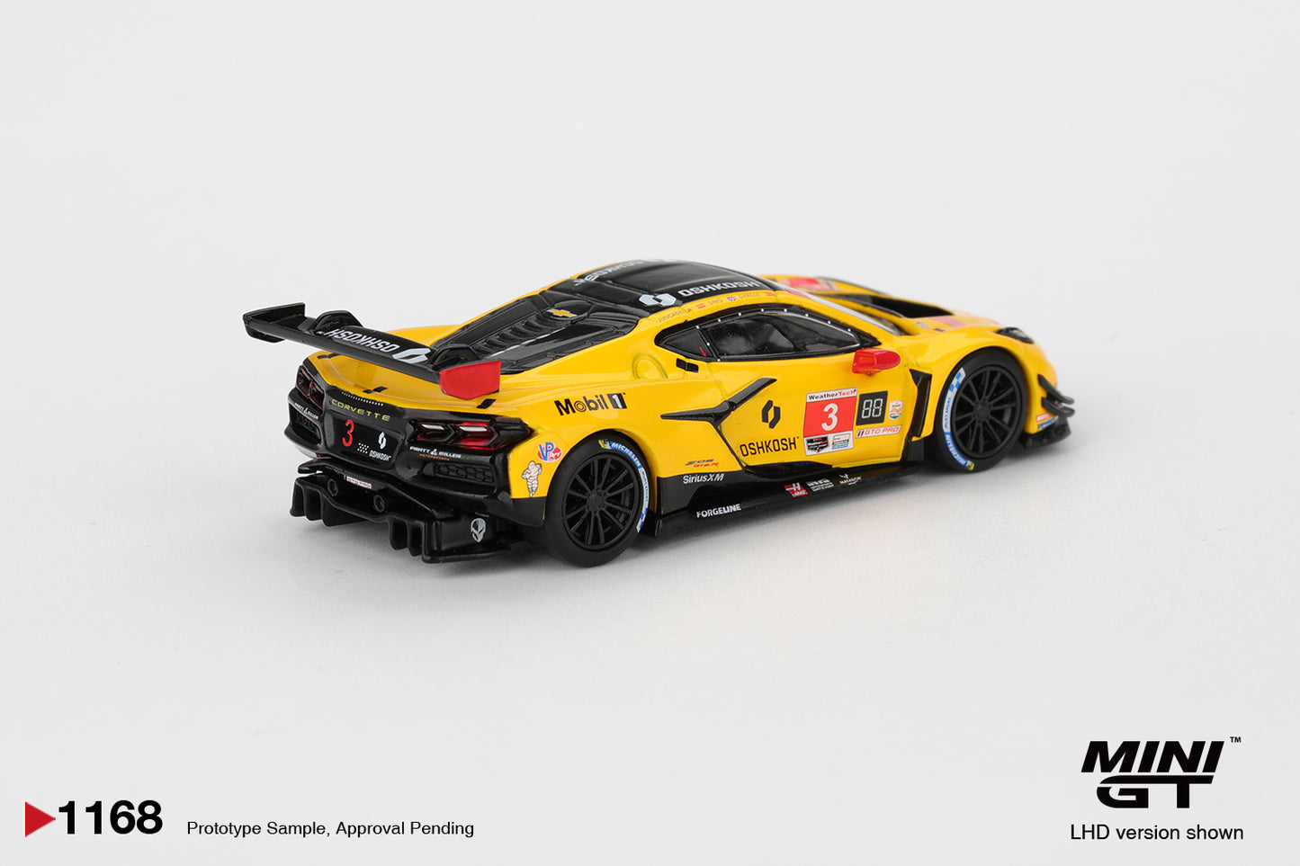 MINI GT Chevrolet Corvette Z06 GT3.R #3 Corvette Racing by Pratt Miller Motorsports 2025 IMSA Daytona 24h | 1168