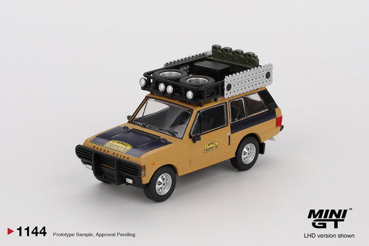 MINI GT Range Rover 1981 Camel Trophy Sumatra C.Swoboda & K.Mentel Winner | 1144