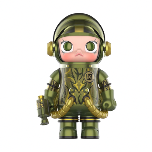 POP MART Mega Space Molly 100% CLOT Olive Alienegra (EXCLUSIVE)