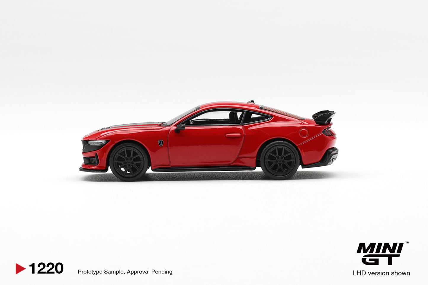 MINI GT Ford Mustang Dark Horse Race Red | 1220 - PRE ORDER