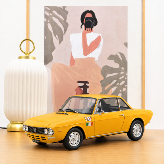 NOREV Lancia Fulvia 1600 HF 1971 Yellow | 1:18 Limited Edition