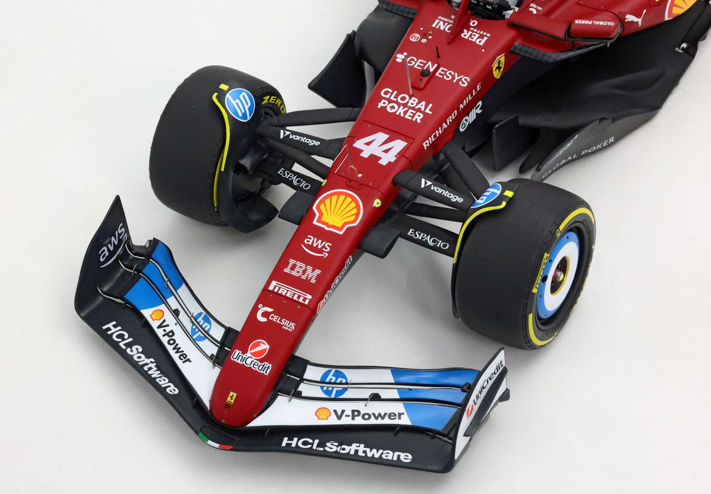 BBR 1:18 Ferrari SF25 Miami GP | Lewis Hamilton (Polyfoam)
