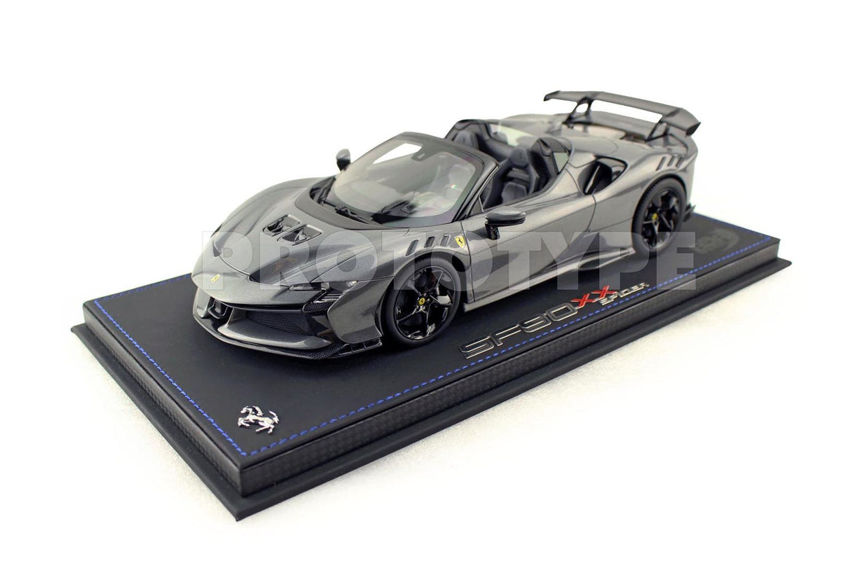 BBR 1:18 Ferrari SF90XX Spider | Metallic Grey - PRE ORDER