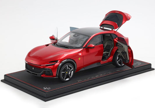 BBR 1:18 Ferrari Purosangue Rosso Magma | Luxury Pack