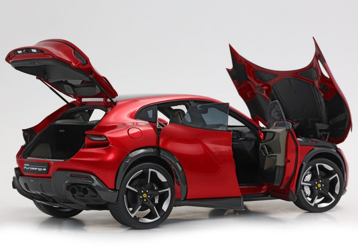BBR 1:18 Ferrari Purosangue Rosso Magma | Luxury Pack