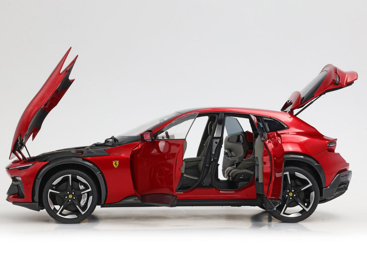 BBR 1:18 Ferrari Purosangue Rosso Magma | Luxury Pack