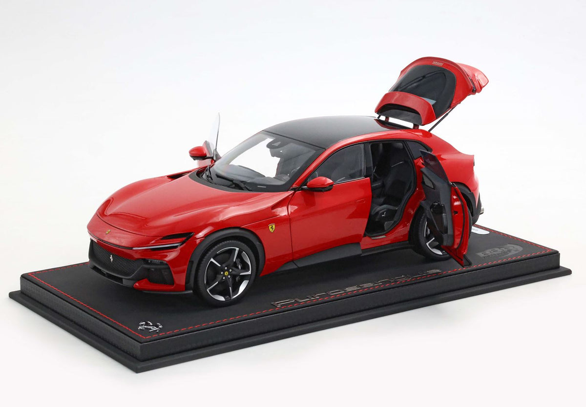 BBR 1:18 Ferrari Purosangue Rosso Corsa | Luxury Pack