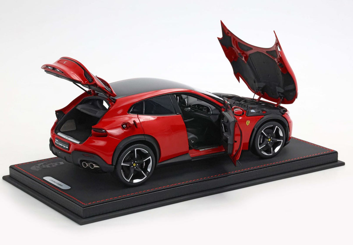 BBR 1:18 Ferrari Purosangue Rosso Corsa | Luxury Pack