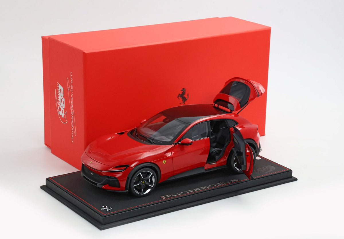 BBR 1:18 Ferrari Purosangue Rosso Corsa | Luxury Pack
