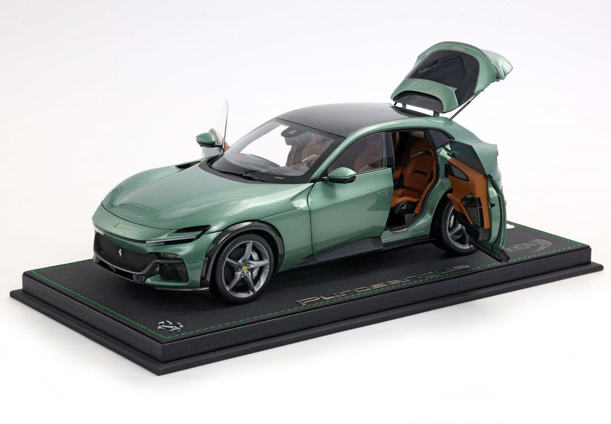 BBR 1:18 Ferrari Purosangue Verde Dora | Luxury Pack
