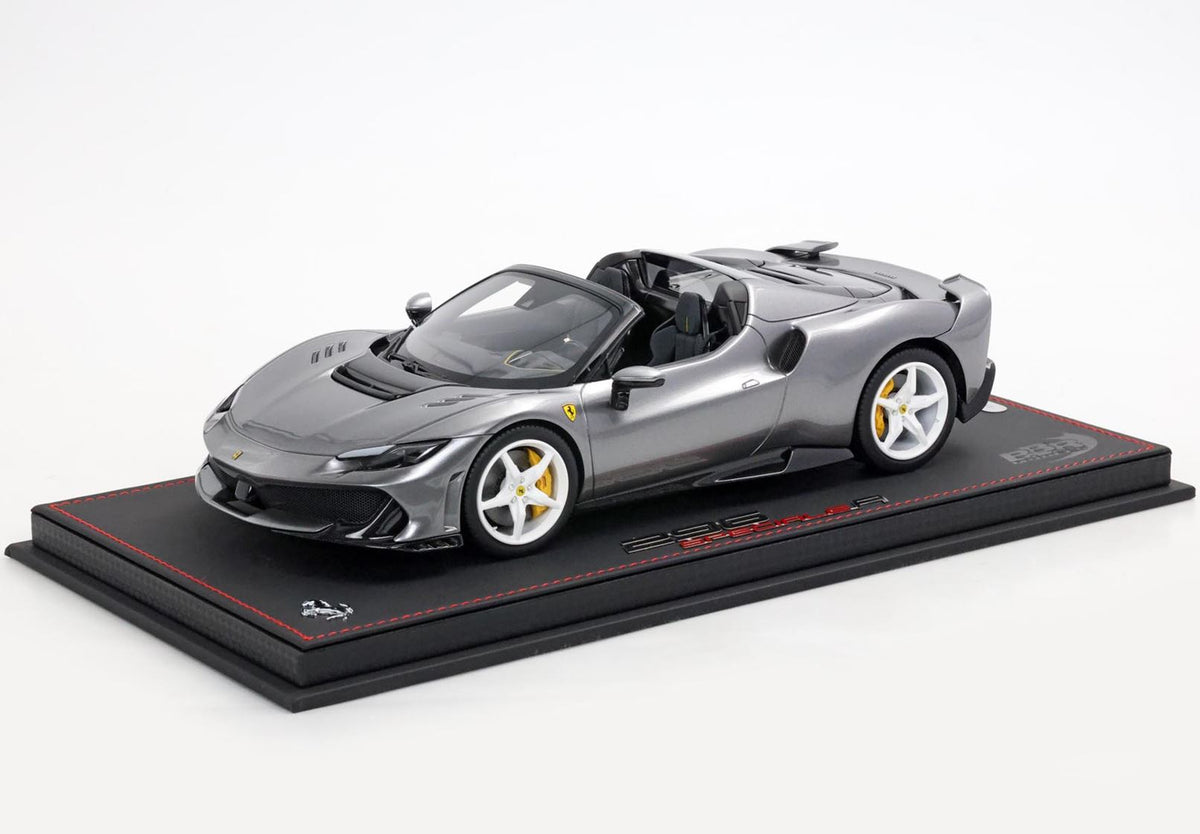 BBR 1:18 Ferrari 296 Speciale Aperta | Grigio Ferro