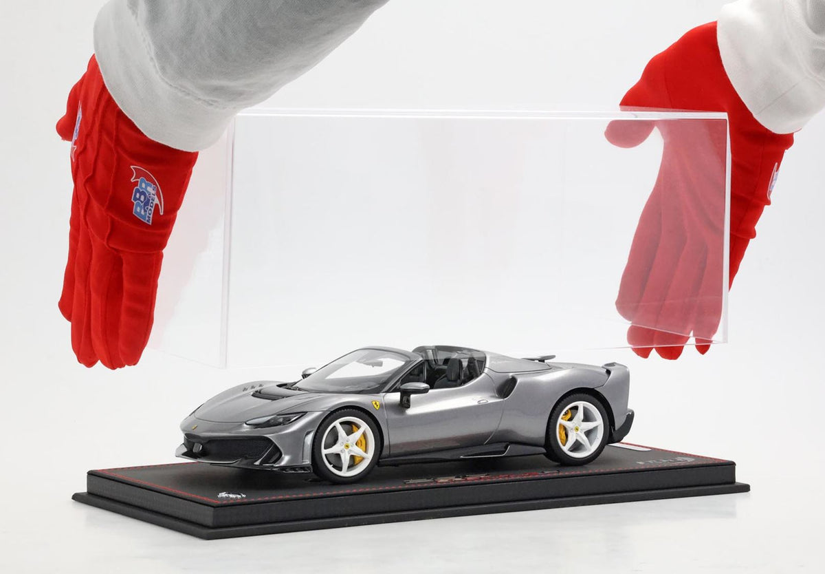 BBR 1:18 Ferrari 296 Speciale Aperta | Grigio Ferro